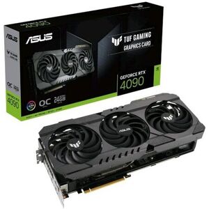 Asus TUF GAMING NVIDIA GEFORCE RTX 4090 OC 24GB GDDR6X TRIPLE FAN PCI Express 4.0 2 x HDMI 3 x DISPLAYPORT