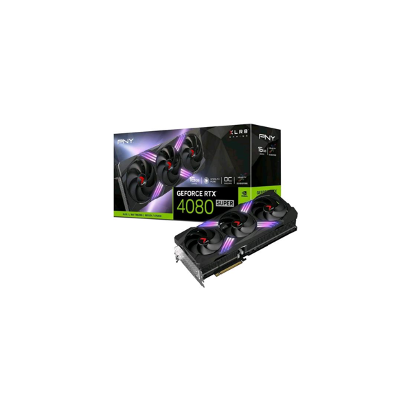 pny geforce rtx 4080 super 16gb xlr8 verto oc argb tf nvidia geforce rtx 4080 super gddr6x dlss 3 triple fan pci express x1...