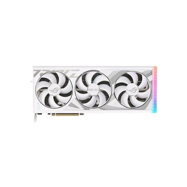 asus rog -strix-rtx4090-o24g-white nvidia geforce rtx 4090 24 gb gddr6x triple fan pci express 4.0