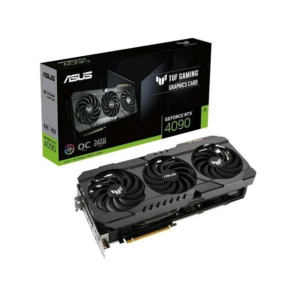 asus tuf gaming nvidia geforce rtx 4090 oc 24gb gddr6x triple fan pci express 4.0 2 x hdmi 3 x displayport