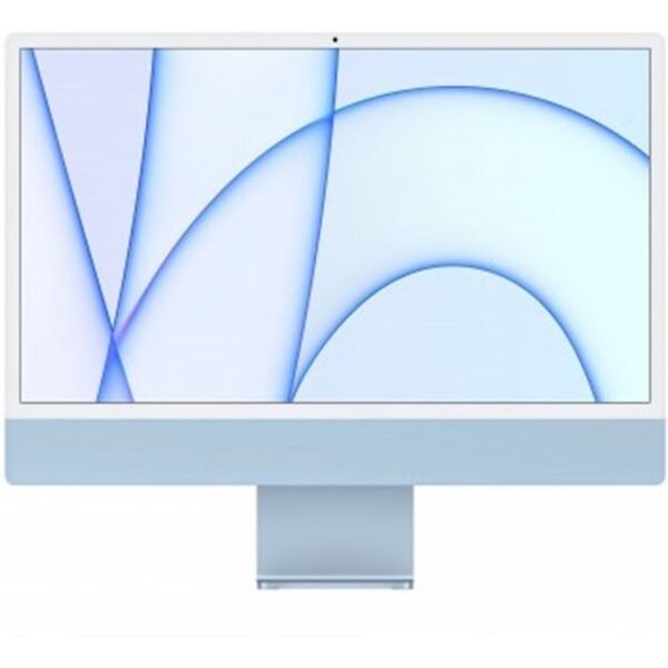 imac 24 retina 4.5k: cpu apple m1 chip 8-core / gpu 7-core / ram 8gb / hd 256gb - blu