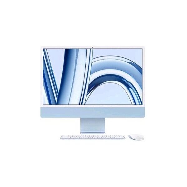 apple imac 4.5k all in one 24 retina display 4.5k ultra hd 4480 x 2520 m3 chip 8 core cpu e 8 core gpu ram 8gb-ssd 256gb-w...