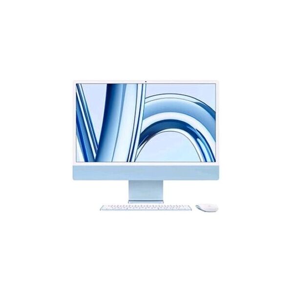 apple imac 4.5k all in one 24 retina display 4.5k ultra hd 4480 x 2520 m3 chip cpu 8-core 10-core gpu ram 8gb ssd 256gb wi...