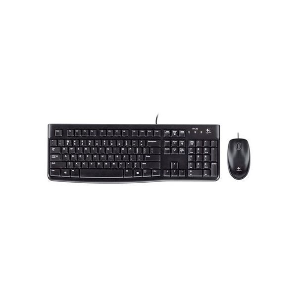 logitech tastiera+mouse usb nero mk120 920-002543