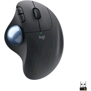 Logitech ERGO M575 MOUSE TRACKBALL WIRELESS ERGONOMICO NERO