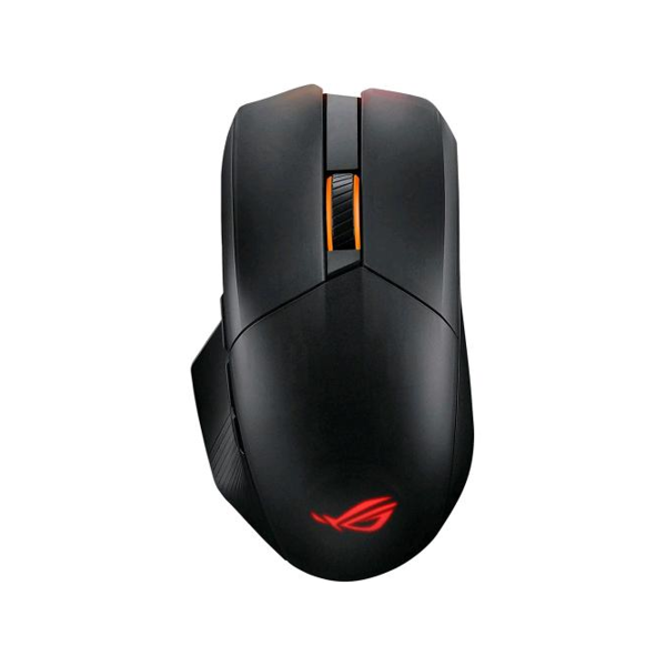 asus rog chakram x origin mouse gaming tripla connettivita' 2.4ghz rf bluetooth e con cavo sensore 36000 dpi 11 pulsanti pr...