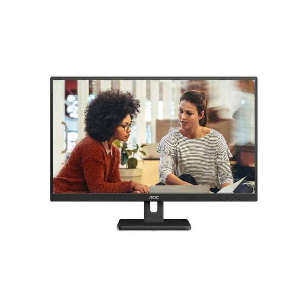 monitor aoc 24e3qaf led full hd ips 1000:1 4 ms 75hz altoparlanti 18 w hub usb hdmi vga displayport