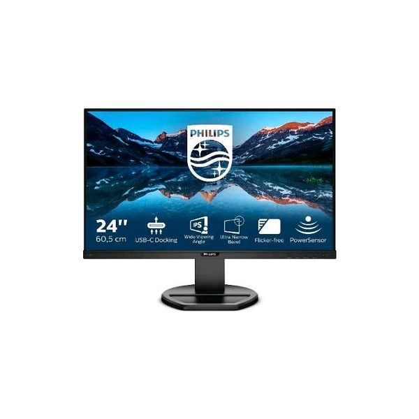 philips b line 243b9/00 23.8 led ips full hd 16:9 75hz 4ms contrasto 1.000:1 hub usb vga hdmi displayport usb-c 65w altopa...