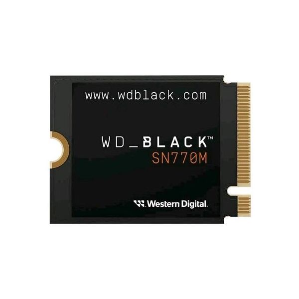 western digital black sn770m ssd 2.000gb m2 2230 nvme pci express 4.0 tlc 3d nand lettura 5150 mb/s scrittura 4850 mb/s