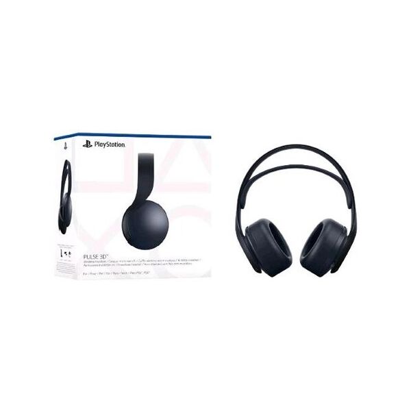 sony ps5 cuffie wireless con micorofono pulse 3d midnight black