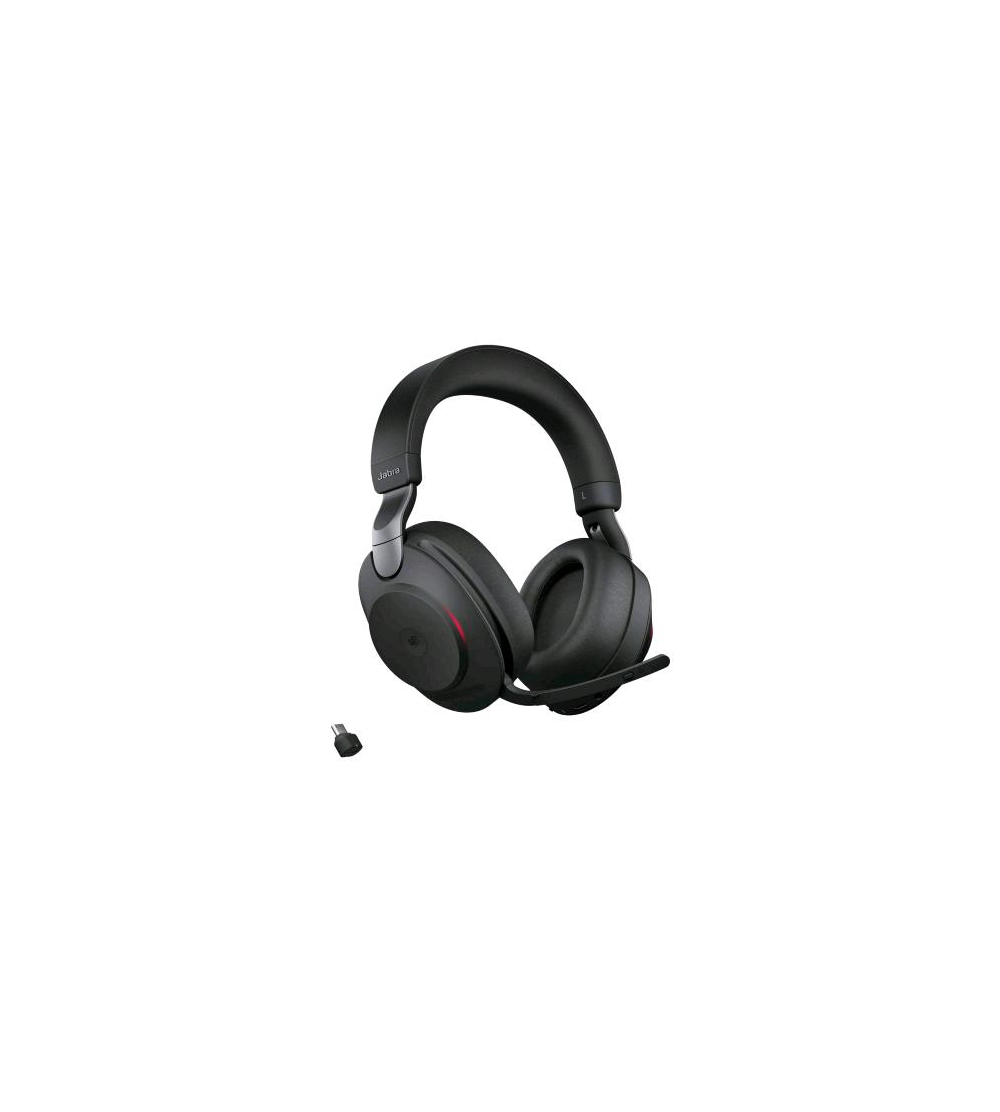 JABRA EVOLVE2 85 CUFFIE CON MICROFONO WIRELESS MS NERO