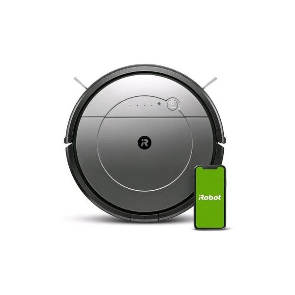 irobot roomba combo kit robot aspirapolvere lavapavimenti 0,45 lt senza sacchetto nero grigio