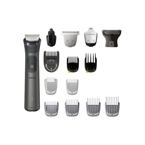 philips mg7940/15 serie 7000 grooming kit all in one per viso/capelli orecchie wet & dry ricaricabile con accessori