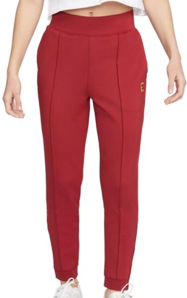 Nike Pantaloni da tennis da donna Court Dri-Fit Heritage Knit Pant W pomegranate M