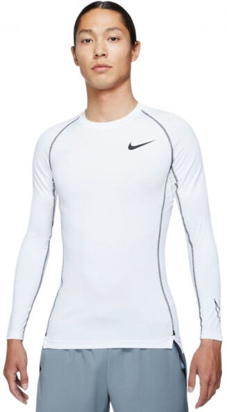 Nike Abbigliamento compressivo Pro Dri-Fit Tight Top LS M white/black/black XXL