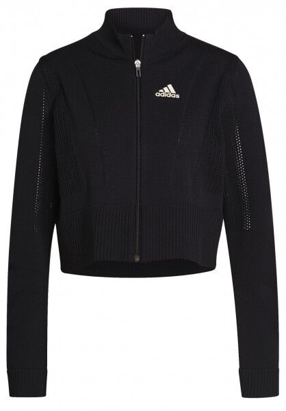 Adidas Felpa da tennis da donna Primeblue Primeknit Jacket W black L