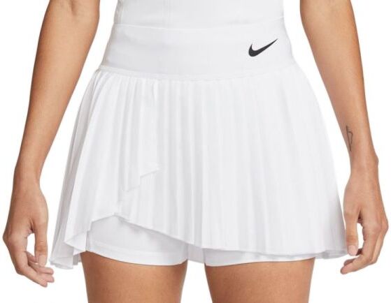 Nike Gonna da tennis da donna Court Dri-Fit Advantage Pleated Tennis Skirt white/black XL