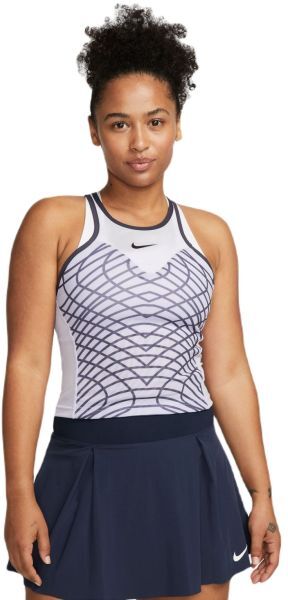 Nike Top da tennis da donna Court Dri-Fit Slam Tank Top oxygen purple/gridiron/black XL