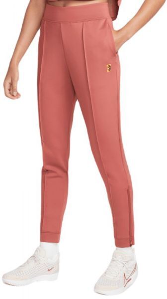 Nike Pantaloni da tennis da donna Court Dri-Fit Heritage Knit Pant canyon rust M