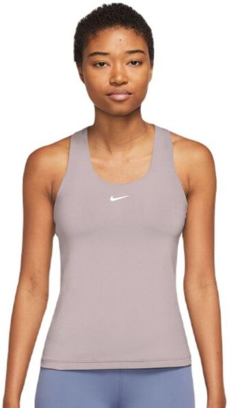 Nike Top da tennis da donna Dri-Fit Swoosh Bra Tank platinum violet/platinum violet/white XL