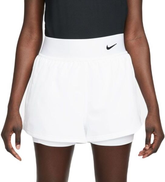 Nike Pantaloncini da tennis da donna Court Dri Fit Advantage Short white/black XL