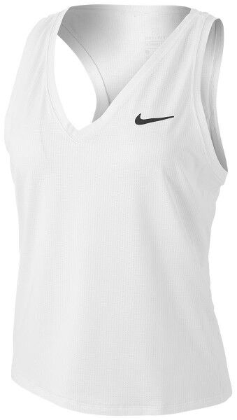 Nike Top da tennis da donna Court Dri-Fit Victory Tank W white/black XS
