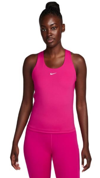 Nike Top da tennis da donna Dri-Fit Swoosh Bra Tank fireberry/fireberry/white XS