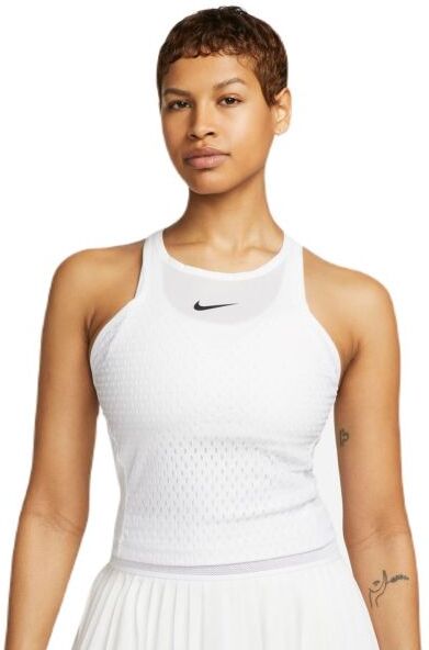 Nike Top da tennis da donna Court Dri-Fit Slam Tennis Tank Top white/black XL