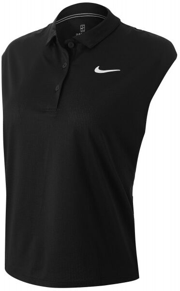 Nike Polo da donna Court Dri-Fit Victory Polo W black/white XL