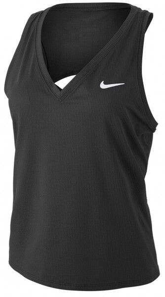 Nike Top da tennis da donna Court Dri-Fit Victory Tank W black/white XL