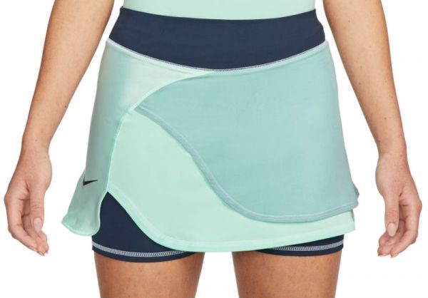 Nike Gonna da tennis da donna Court Dri-Fit Slam Tennis Skirt W mint foam/ocean cube/obsidian/black XL