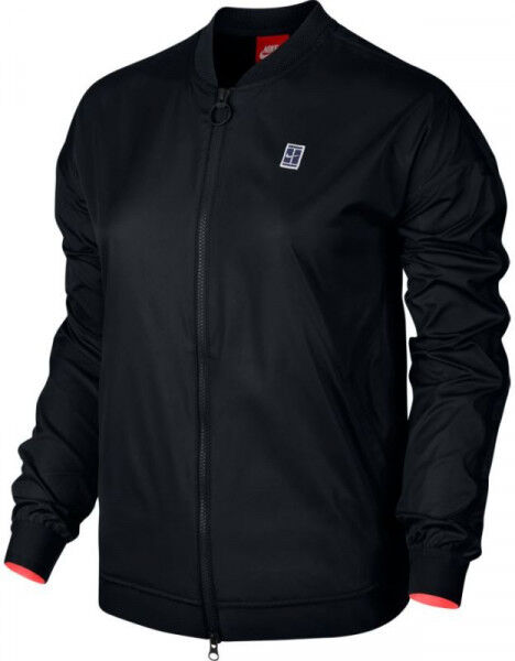 Nike Court Bomber EOS Jacket black/hot punch/white XS