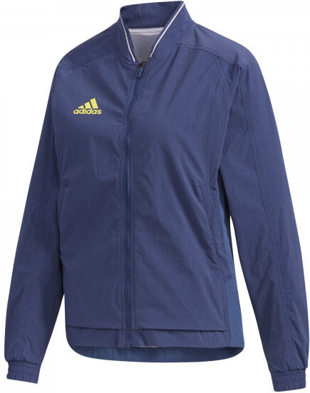 Adidas Felpa da tennis da donna Women Streatch Woven Jacket tech indigo XS