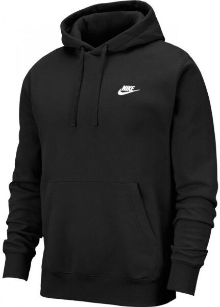 Nike Felpa da tennis da uomo Sportswear Club Hoodie PO BB black/black/white M