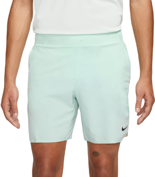 Nike Pantaloncini da tennis da uomo Court Dri-Fit Slam Tennis Shorts jade ice/coconut milk/black XL