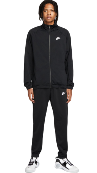 Nike Tuta da tennis da uomo Club Sportswear Sport Casual Track Suit black/white XXL