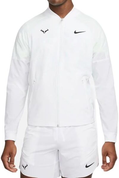 Nike Felpa da tennis da uomo Court Dri-Fit Rafa Jacket white/black XL