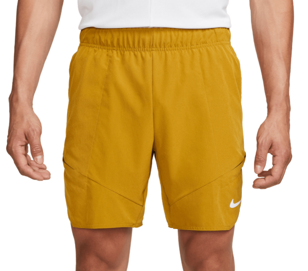 Nike Pantaloncini da tennis da uomo Dri-Fit Advantage Short 7in bronzine/lime blast/white XS
