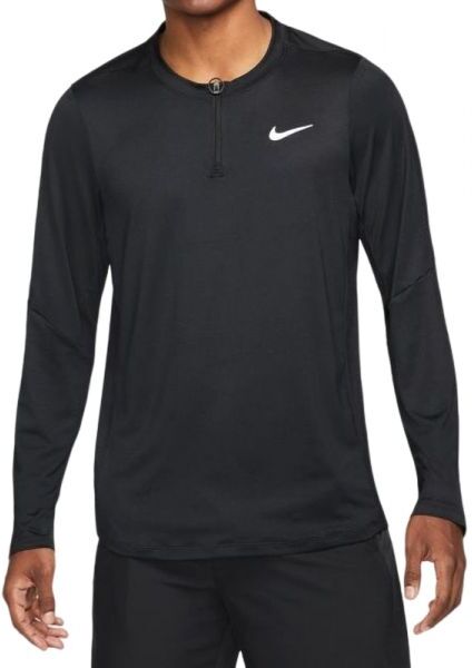 Nike T-shirt da tennis da uomo Dri-Fit Advantage Camisa M black/black/white L