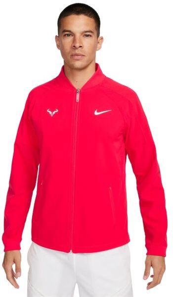 Nike Felpa da tennis da uomo Court Dri-Fit Rafa Jacket siren red/white XXL