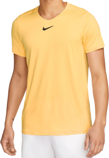 Nike T-shirt da uomo Court Dri-Fit Advantage Crew Top citron pulse/black XL