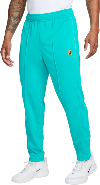 Nike Pantaloni da tennis da uomo Court Heritage Suit Pant teal nebula/teal nebula XS