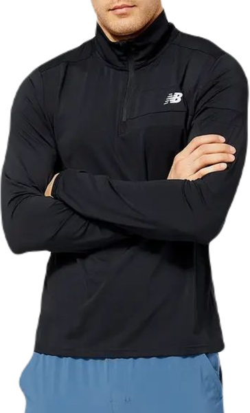 New Balance Felpa da tennis da uomo Accelerate Half Zip black S