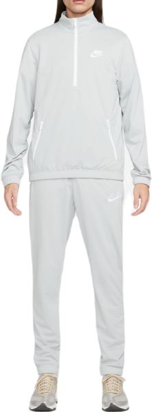 Nike Tuta da tennis da uomo Sportswear Sport Essentials Track Suit light smoke grey/white L