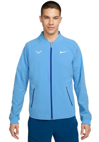 Nike Felpa da tennis da uomo Court Dri-Fit Rafa Jacket university blue/white XS