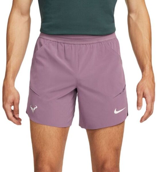 Nike Pantaloncini da tennis da uomo Dri-Fit Rafa Short violet dust/green glow/white XXL