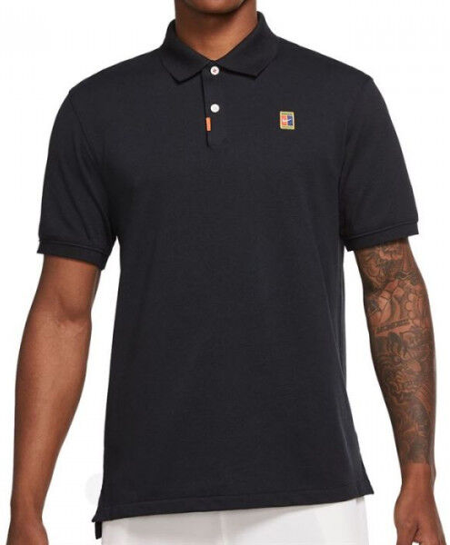 Nike Polo da tennis da uomo Polo Dri-Fit Heritage Slim2 M black XXL