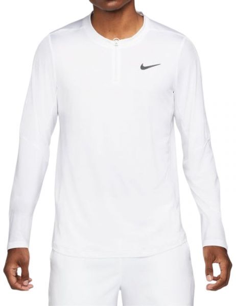 Nike T-shirt da tennis da uomo Dri-Fit Advantage Camisa M white/white/black S
