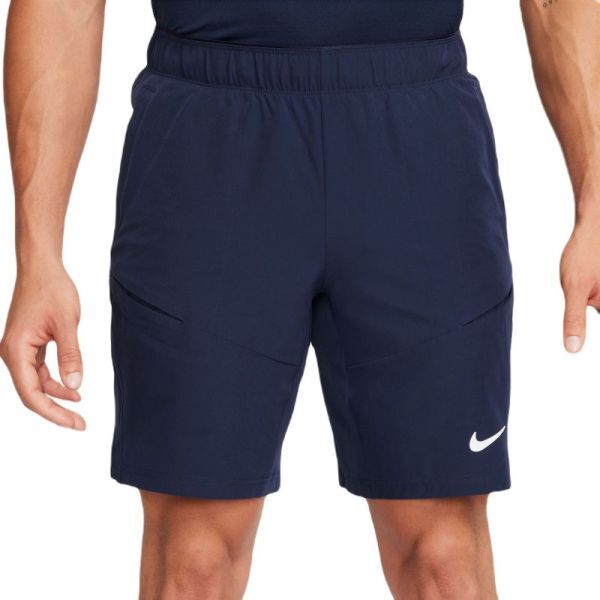 Nike Pantaloncini da tennis da uomo Court Dri-Fit Advantage 9" Tennis Short obsidian/obsidian/white XS