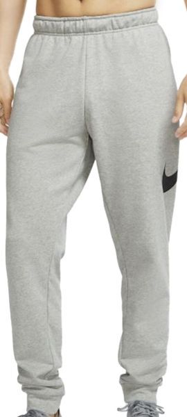 Nike Pantaloni da tennis da uomo Dry Pant Taper FA Swoosh dark grey heather/black XL